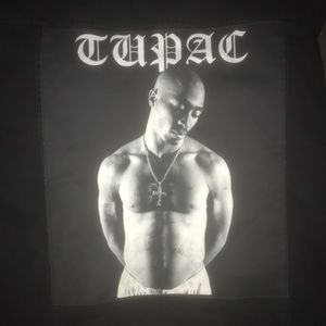 Tupac Black Denim Jean Jacket